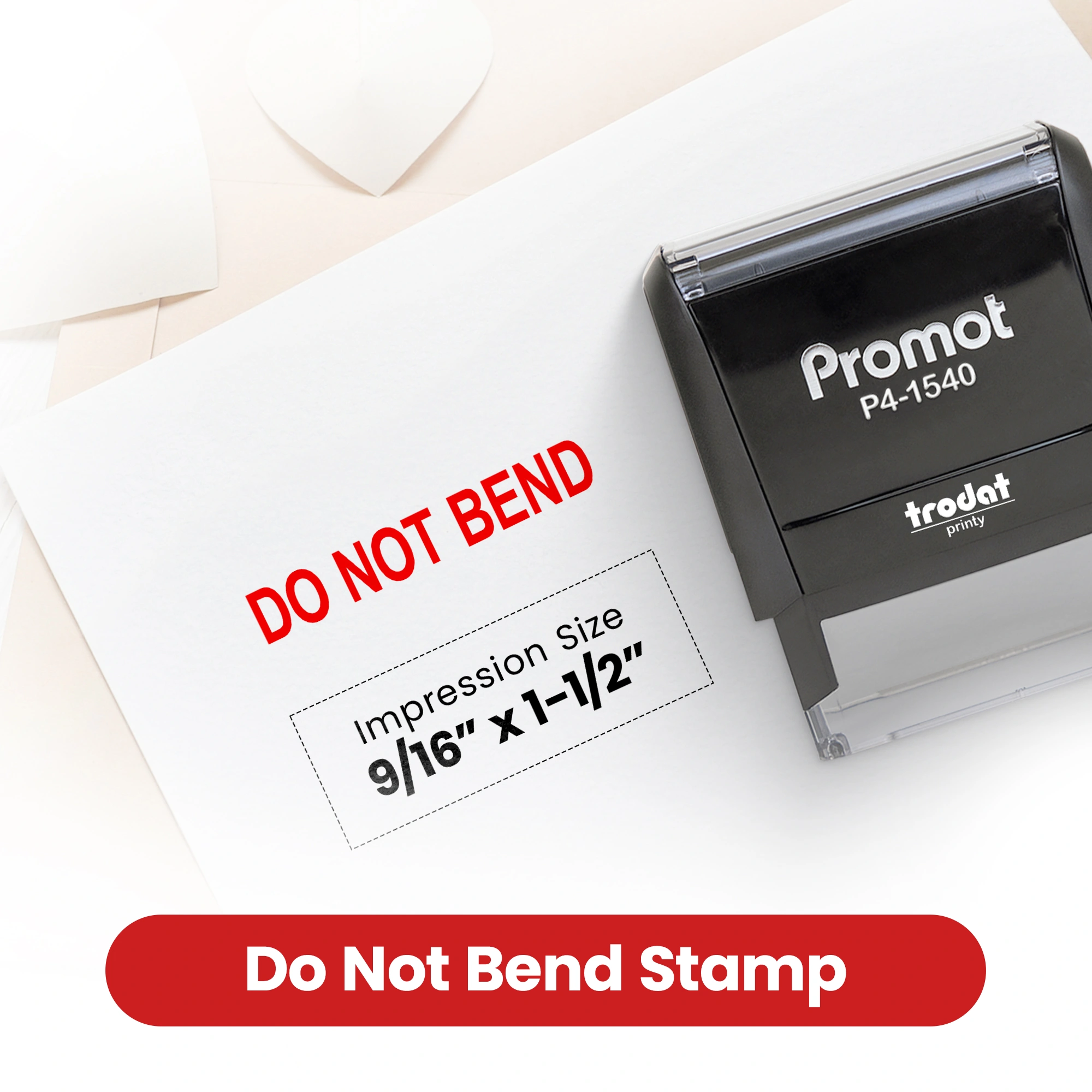 Do Not Bend Stamp (Small)